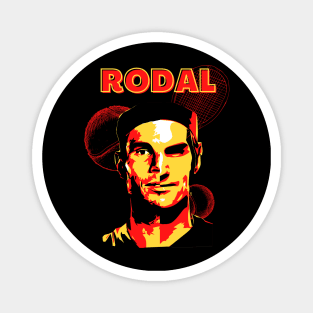 Rodal the tennis legend hybrid Magnet